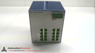 HIRSCHMANN RS20-1600T1T1SDAUHH, RAIL FAST ETHERNET SWITCH, 943 434-047 #300188
