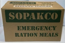 SOPAKCO MRE-2219-MKA-03 LOW SODIUM EMERGENCY INDIVIDUAL RATION 16 MEALS-02/26