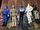 Vintage Gi Joe Figures Lot Of 4 12 Inch Figures Cobra Commander Storm Shadow Rea
