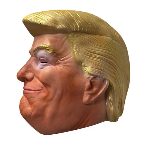 Shooting Bleeding Donald Trump Mask Halloween Rubber Realistic Face Mask -Adult - Picture 7 of 12