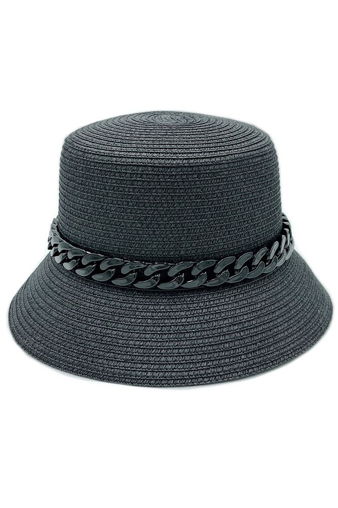 Urban Do Everything In Love Felted Wool Bucket Hat Chain Detail Boho One Size Do Everything in Love Women main image 2
