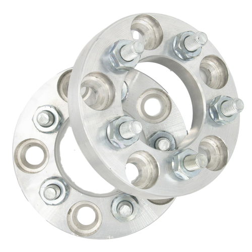 2) 5x115 to 5x108 Wheel Adapters Forged 20mm Hub to Wheel Hubcentric 12x1.5 Lug
