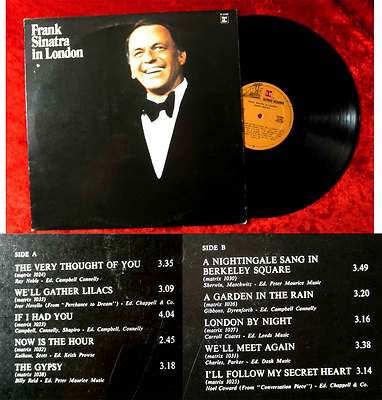 LP Frank Sinatra in London (Reprise W 54062) I 1965 | eBay