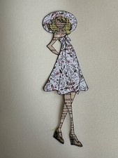 Paper Piecing Doll for junk journal/planner/scrapbooks-Julie Nutting Lilac