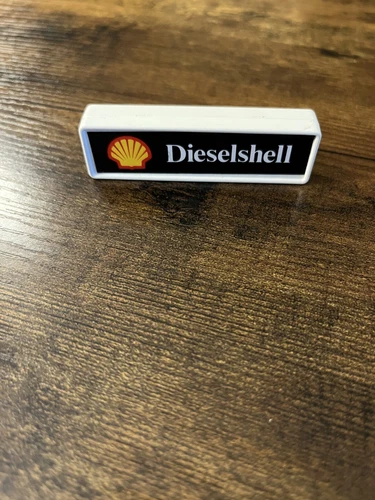 Vintage Playmobil 3437 Shell Gas Station Diesel Sign