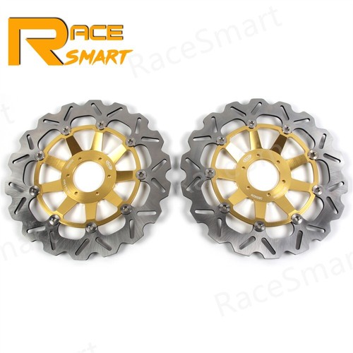 Front Rear Brake Rotors For Honda CBR1100XX 1999-2008 Super Blackbird 2004 2005 - Picture 3 of 14