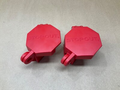 Lot Of 2 Stopout KDD477 Trailer Lock Glad Hand Lockout Red Universal #59D59*IAC