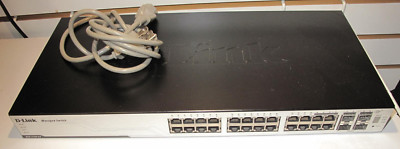 D-Link , DGS-3100-24,  24-Ports External Switch Managed stackable, Pre-owned