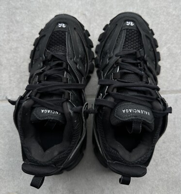 DDP Balenciaga women's Track Total Black Trainers Sneakers Size 36