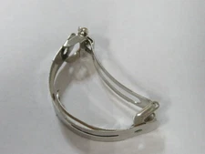 Lot of 24 Silver 2" Curved Hair Barrettes Clips Blanks Jewelry Findings