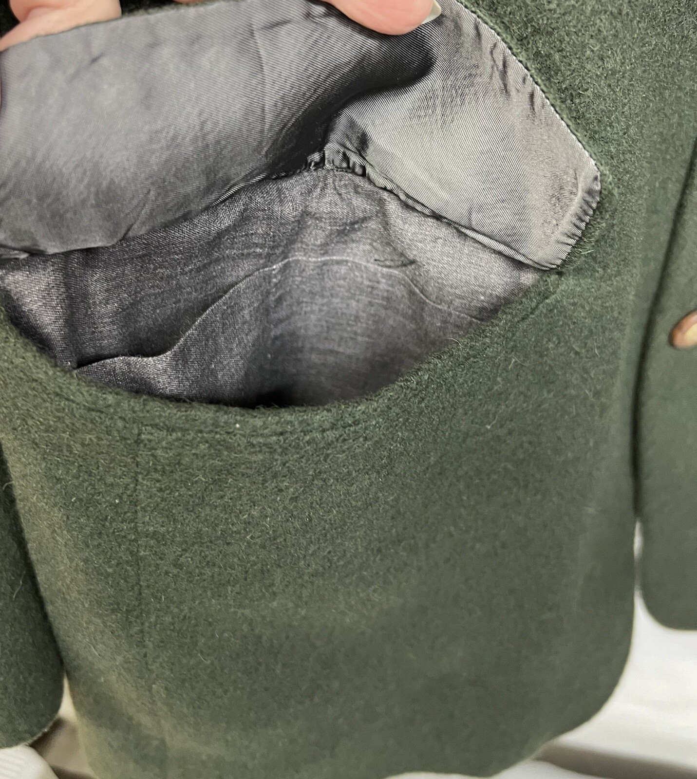 Vtg Polo Ralph Lauren Green Blazer Mens Chest 50 100% Camel Hair Union Made USA thumbnail 4