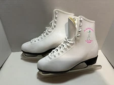 Women’s White Figure Ice Skates Size US 6 / EU 36-37 First Team Sports Vintage