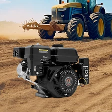 212CC 4-Stroke 7.5 HP Electric Start Go Kart Log Splitter Gas Engine Motor Power