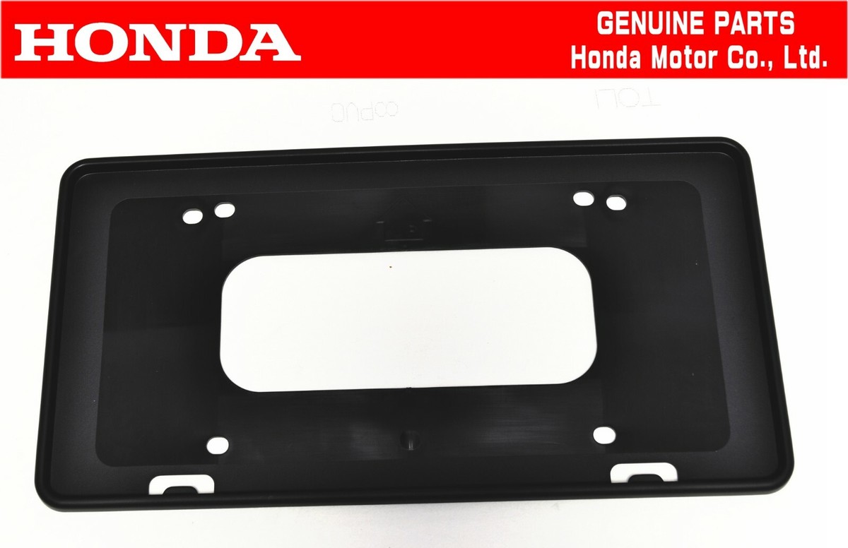 Genuine OEM Honda Civic 2Dr Front License Plate Bracket Kit - 2014-2015, Black, 71145-TS8-A50