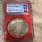 NGC 1986 American Silver Eagle $1 1 oz .999 Silver Proof PF69 Ultra Cameo