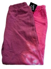 NEW Art Class Kid's Red Cozy Tie Dye Jogger Sweatpants Size Large 10/12 