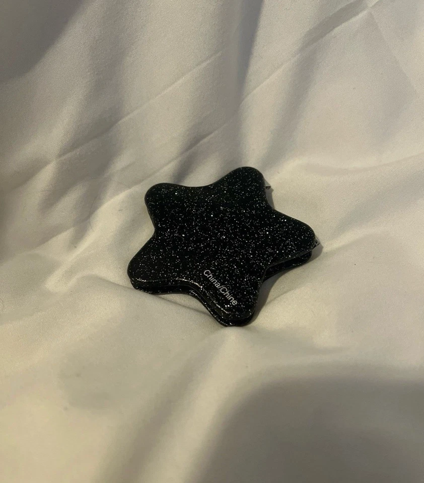 蔻驰黑色闪光星星小巧镜面全新无标签 — 第 3/3 张图片