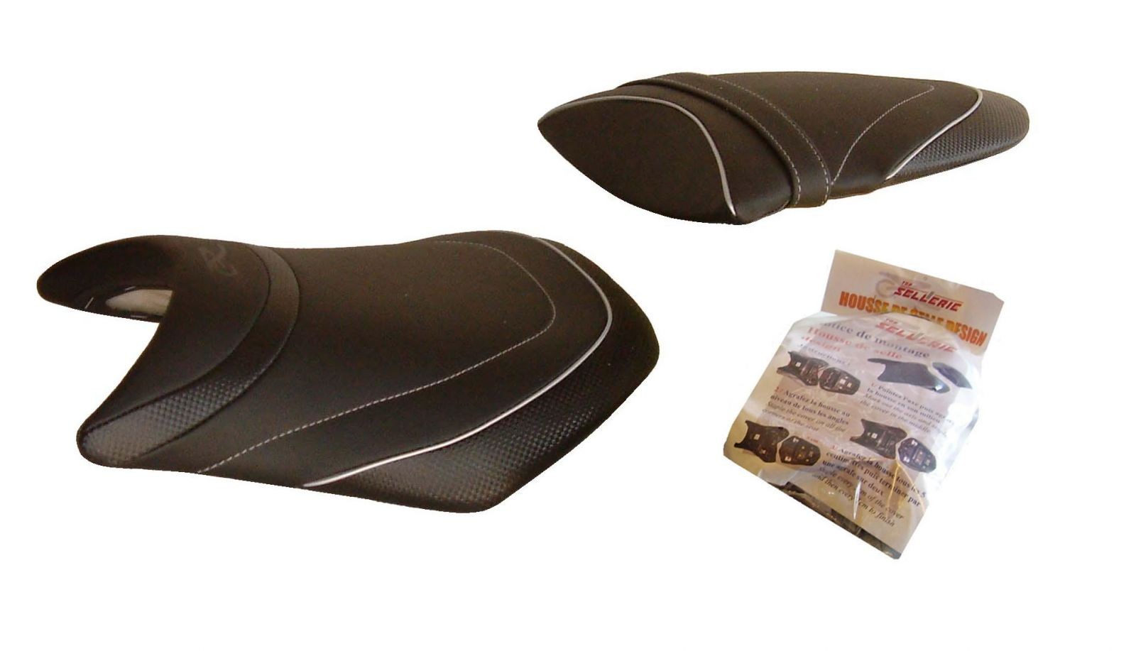 Housse de siège antidérapante HSD1818 Top Sellerie pour le pilotage sur piste de la ZX-6R Ninja