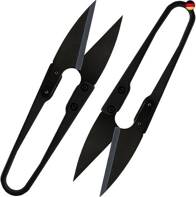 Pack of 2 Mini Spring Scissors, Bonsai Scissors, Plant Scissors, Small Garden
