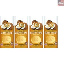 K29 Coconut Scent Stone Air Fresheners - 4 Tablets, Eco-Friendly Freshness