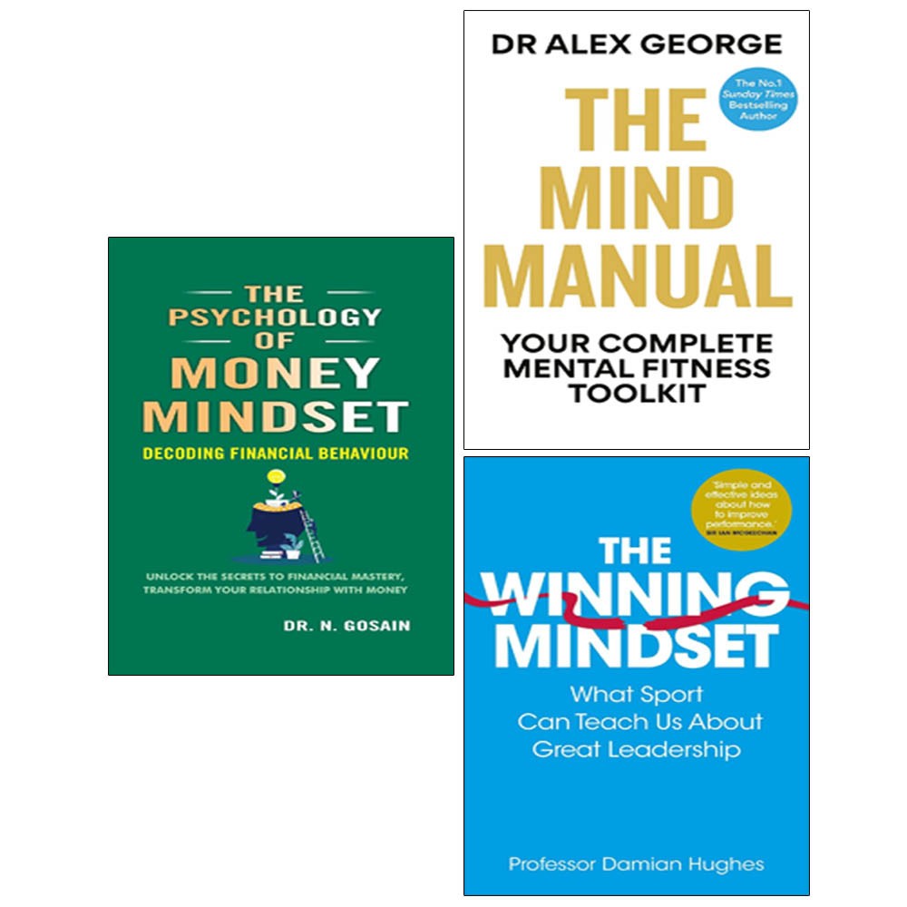 Mind Manual, Winning Mindset,Psychology of Money Mindset 3 Books Collection Set