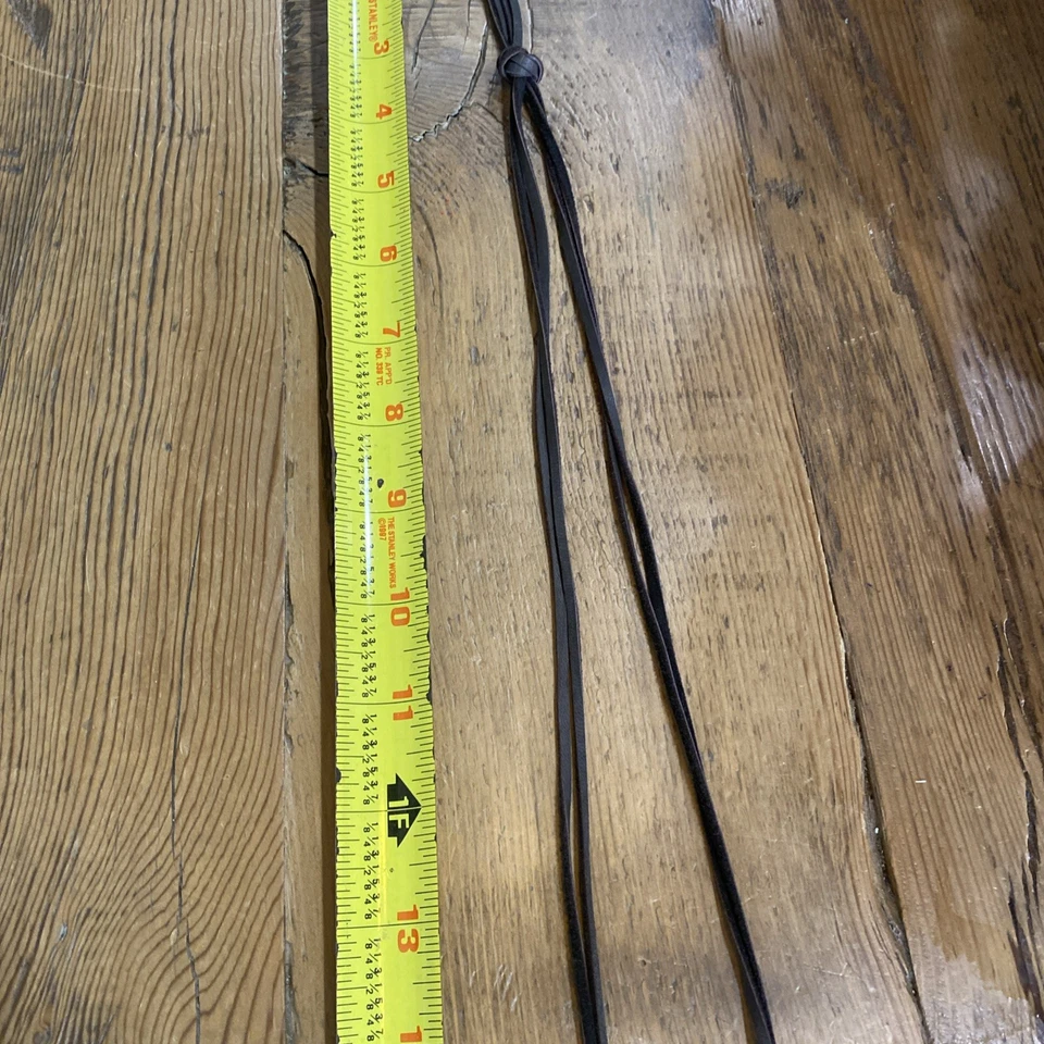 Nuevo Collar Boho Largo Blanco Turquesa Envolvente con Borla de Cuero. Foto 4 de 4