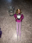 VINTAGE 1985 ASTRONAUT BARBIE DOLL MATTEL # 2449 WITH ACCESSORIES, 12”