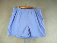 Polo Ralph Lauren Swim Trunks Mens 2XB Big Light Blue Mesh Lined Pony Logo Nylon