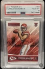 2017 Panini Rookies & Stars - Rookies Patrick Mahomes II #201 (RC)