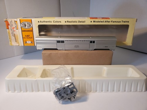 Con-Cor HO Scale Pennsylvania 70’ PRR Baggage Corrugated # 000743 Kit Neu | Zustand: New