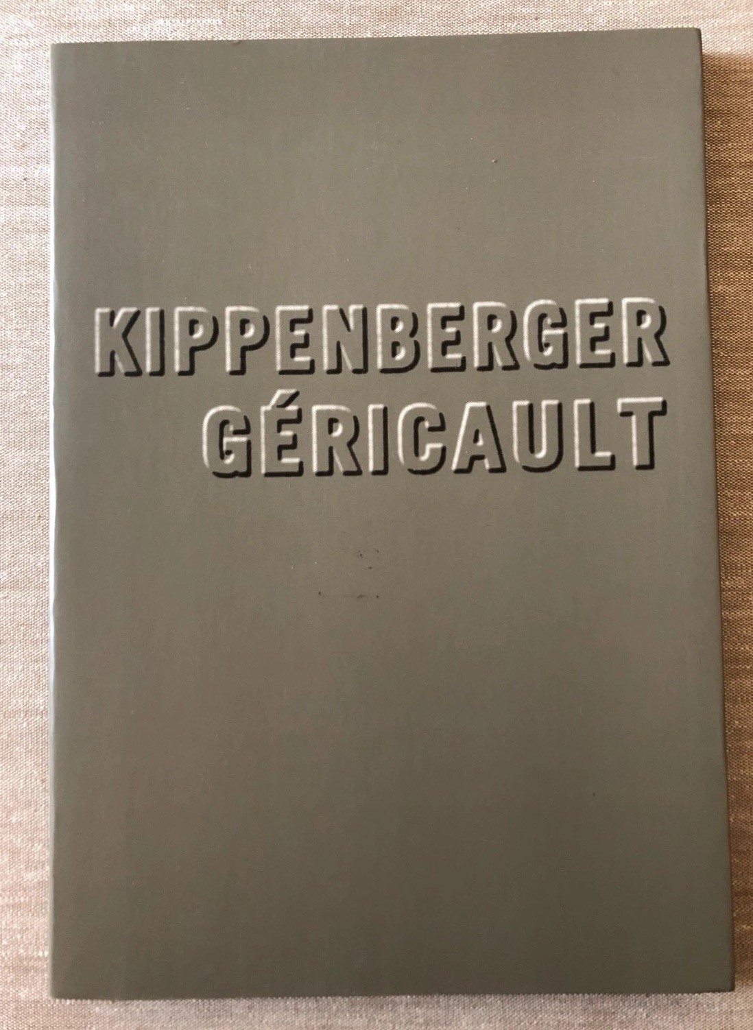 MARTIN KIPPENBERGER / GÉRICAULT / 1996
