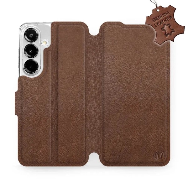 HandyhüLle FüR Galaxy S25 Mobiwear Case Cover SchutzhüLle Etui HüLle Braun-image