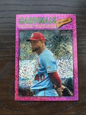 2026 Topps Heritage Willson Contreras #156 Pink Sparkle Cardinals
