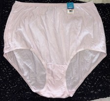 Vanity Fair Pink 10 3XL Cotton Granny High Waist Brief Style Underwear Panty