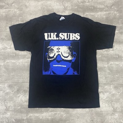 vintage U.K. SUBS ANOTHER KIND OF BLUES t shirt L y2k English punk band UK
