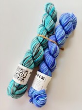 Koigu KPPPM 100 merino wool 2 combined unused hanks