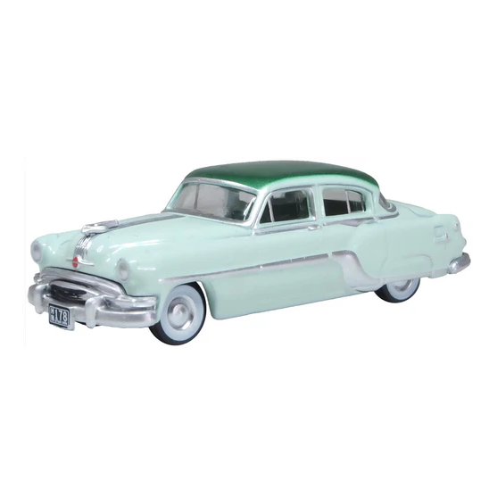 Oxford 87PC54005 1954 Pontiac Chieftain 4 Door Green 1:87 Scale