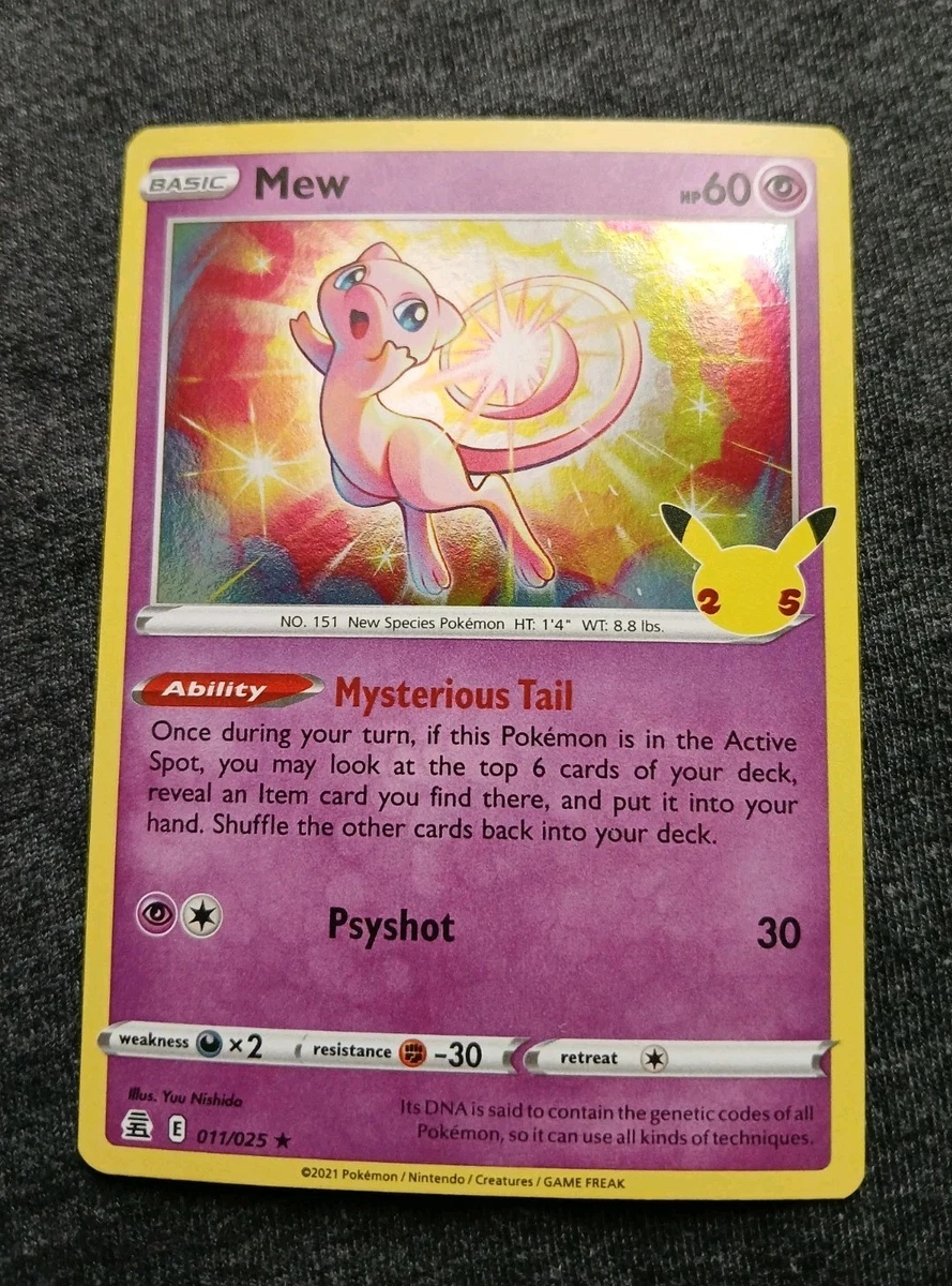Mew Pokémon TCG Individual Cards for sale - eBay
