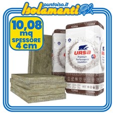 Pannello Lana Di Roccia Ursa Terra 70 PLUS - 140 x 60 x 4 cm - Conf. 10,08 m2