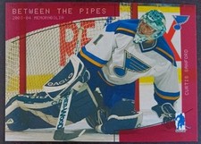 2003 - 2004 ITG Be A Player Curtis Sanford Between The Pipes Ruby /200 #112