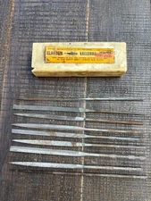 Glardon Vallorbe Swiss Needle Files 9 Total