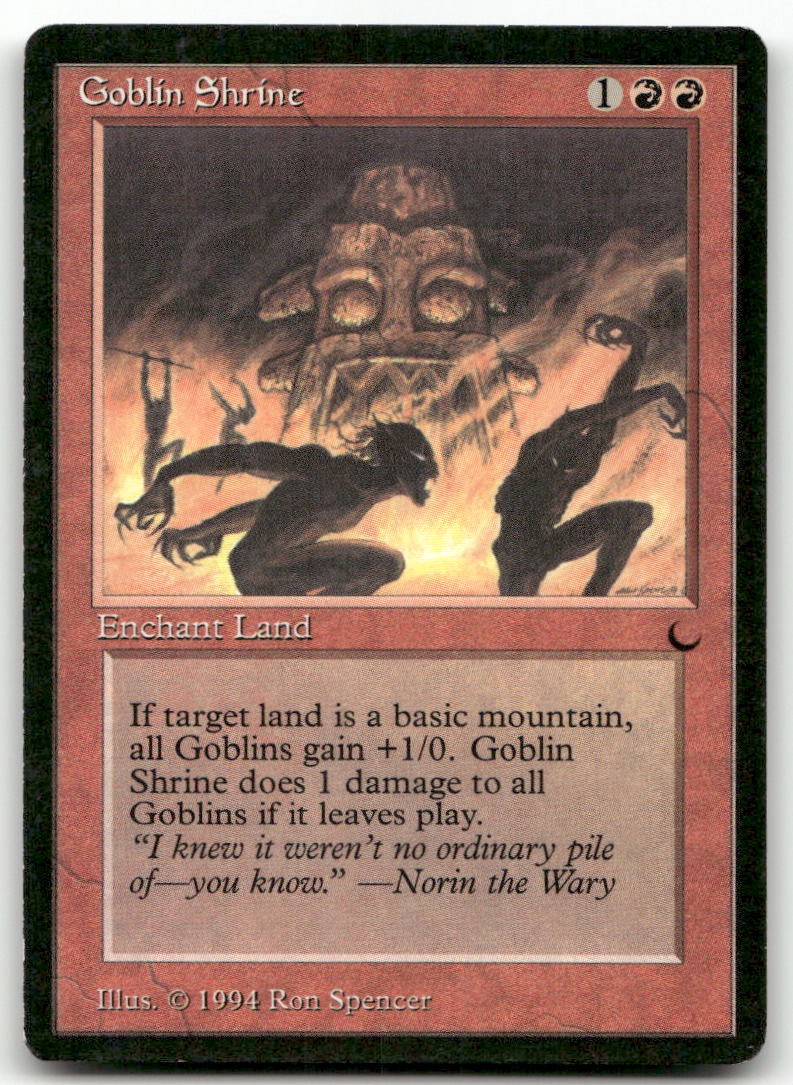 Goblin Shrine (MP) The Dark DRK Magic MTG
