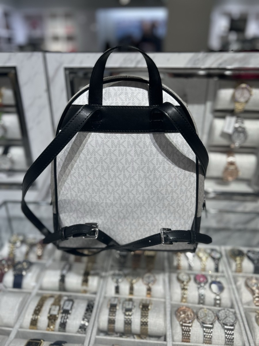 Michael Kors Rhea Medium Color-Block Signature Logo Backpack  display picture 2