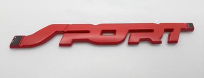 3D Sport KFZ Metall Aufkleber Logo Motorsport Schriftzug Sticker Auto Rot Tuning