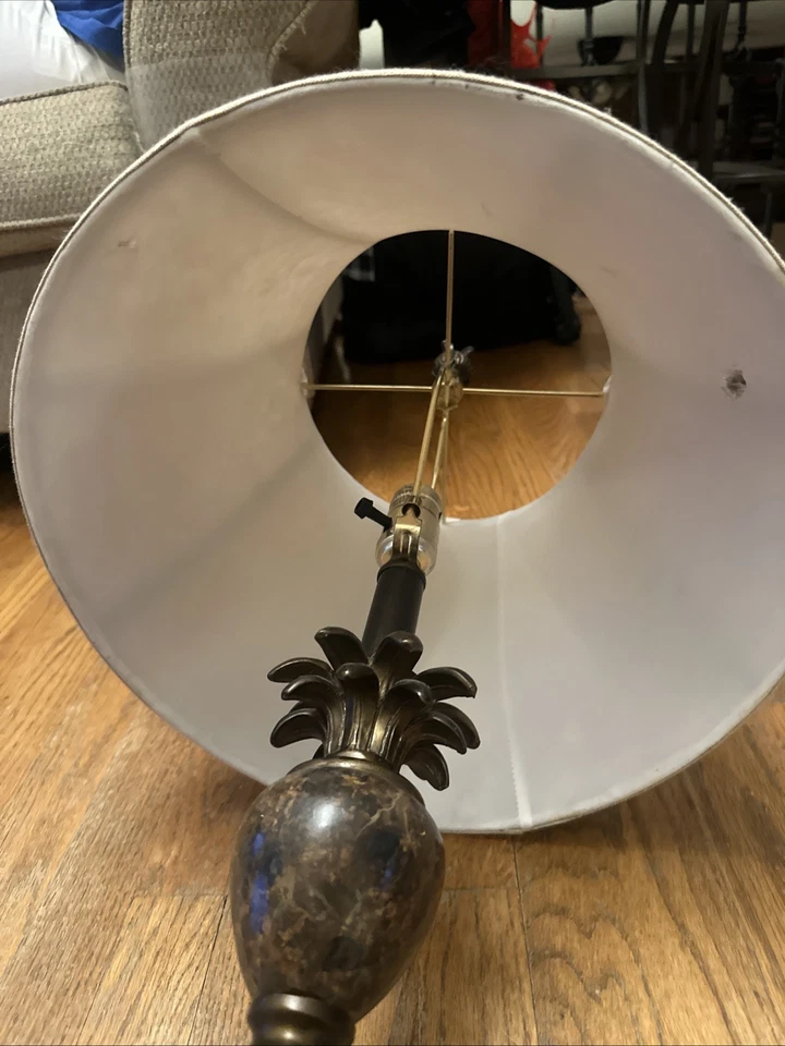 Lámpara de mesa ornamentada contemporánea 2007 color marrón/bronce/cobre Foto 4 de 4