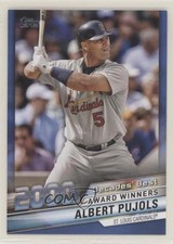 2020 Topps Decades Best Series 2 Award Winners Blue Albert Pujols #DB-81 0t2
