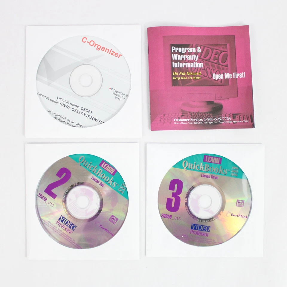 Video Professor QuickBooks 3 CD-ROM Set Accounting Tutorial Windows XP - Image 3 of 4