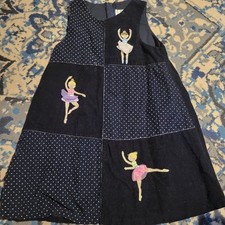 Corduroy black ballarina dress size 6X