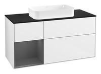 Villeroy & Boch Finion Waschbeckenunterschrank FüR Becken Mittig Regal Links...