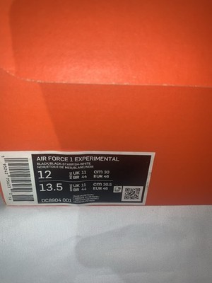 Nike Air Force 1 Experimental Halloween Glow in the Dark w/ Box & Extra Laces